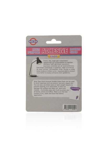 Boss Tape 48'li Çok Amaçlı Balon, Poster, Kağıt, Doğum Günü Süsü Yapıştırma Pedleri
