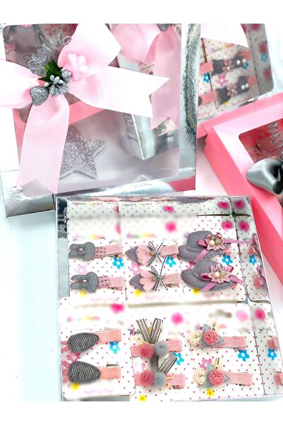 QUEEN AKSESUAR Πολυτελές ασημένιο κουτί Χριστουγεννιάτικο σετ δώρου 12 τεμαχί...