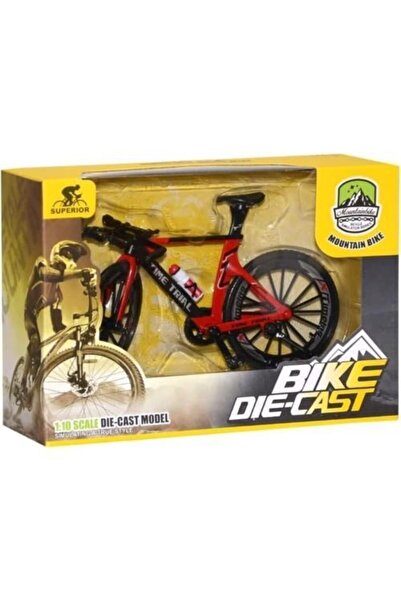 SmartFox Miniature Metal Mountain Bike 1:10 0818-8A Red