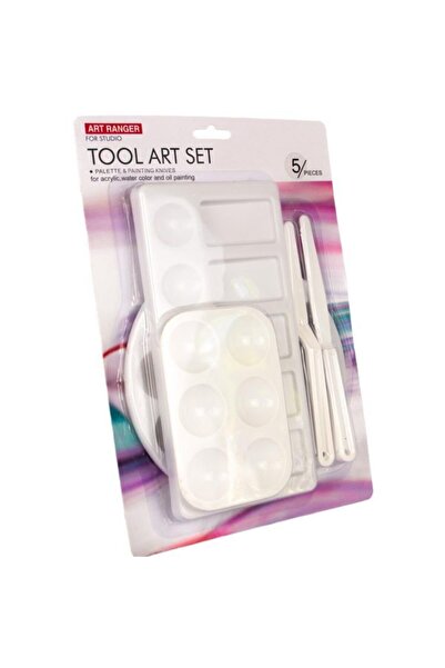 ART Ranger Plastic Pallet and Spatula Set 5 Pieces