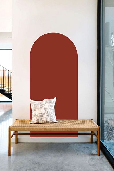 Piksel Grafik Autocolant de perete oval boem