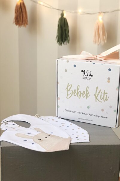 Asu Baby&Kids مريلة من القطن العضوي مكونة من قطعتين من باستيل ميكس آند ماتش