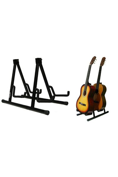 Presto Double Guitar Stand - Stand and Acoustic Case
