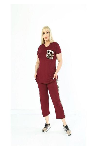 BİrHoşButik Borda Plus Size Suit