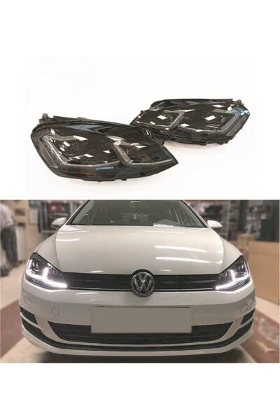 HYM TUNİNG Volkswagen Golf7 Led Far J Far 2012-2018 Arası Uyumlu Oem Ürün Gol...
