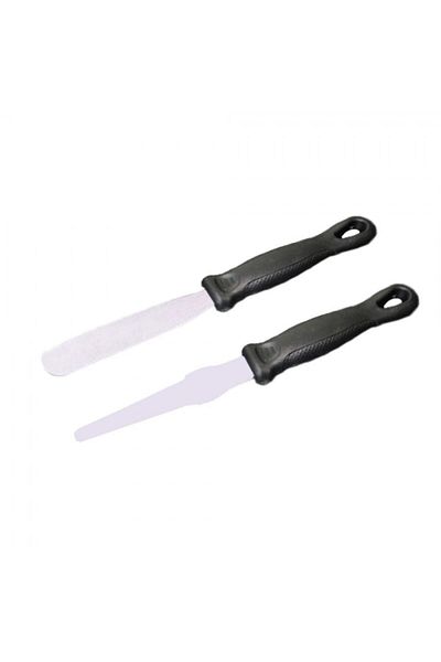 Eminonutoptanci Oval and Pointed Tip Cake Plastering Spatulas Set of 2