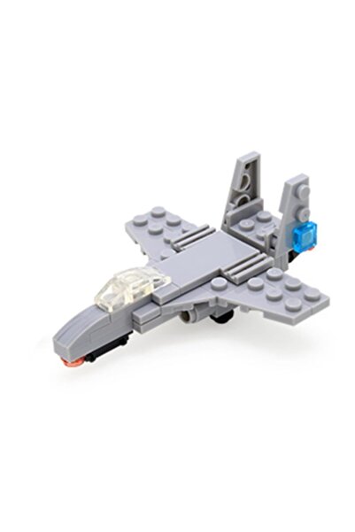 Farbu Oyuncak Wange Zeno Toys 45 Parça Fighter Savaş Uçağı Yapı Blokları 6402