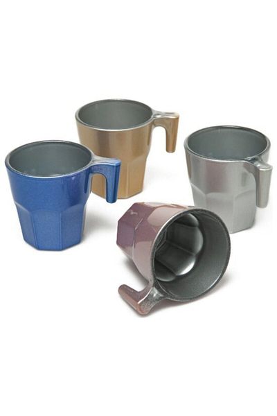 Paşabahçe Casablanca Espresso Glass - 4-piece Assortment, 70 Cc, Pastel