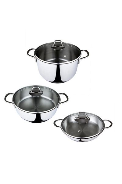 Serenk Modernist Topfset, Servierpfanne, Schmortopf, Kochtopf, Made In Türkiye