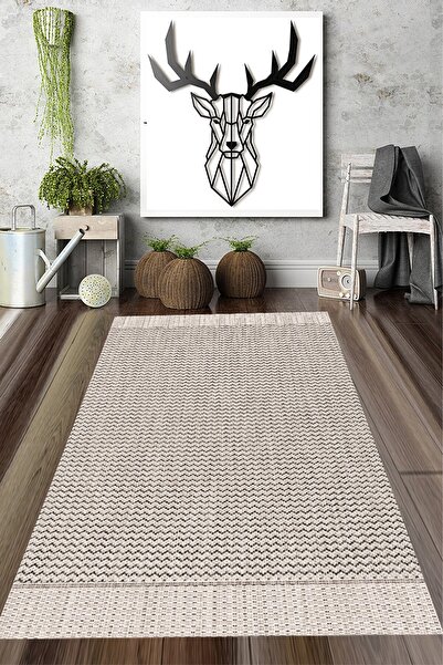Arrosa Home Krem Zeminli Klasik Kilim Desenli Halı