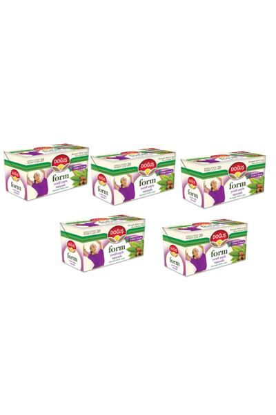 Doğuş Yeşil Çaylı Tarçınlı Karışık Bitki Çayı 5 Adet 20'li Paket