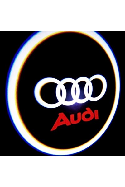 ensadepo Audi Kapı Altı Led Logo Mesafe Sensörlü Yeni Nesil Pilli Yapıştırmal...