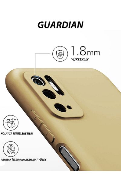 Molly حافظة سيليكون غير لامعة متوافقة مع هاتف Xiaomi Redmi Note 10 5G