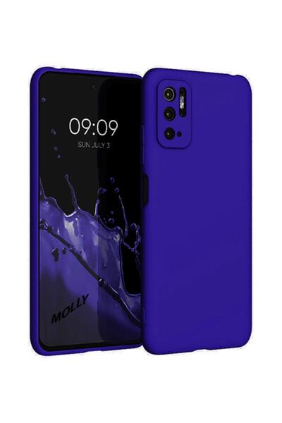 Molly Xiaomi Redmi Note 10 5g Uyumlu Saks Mavisi Guardian Mat Silikon Kılıf