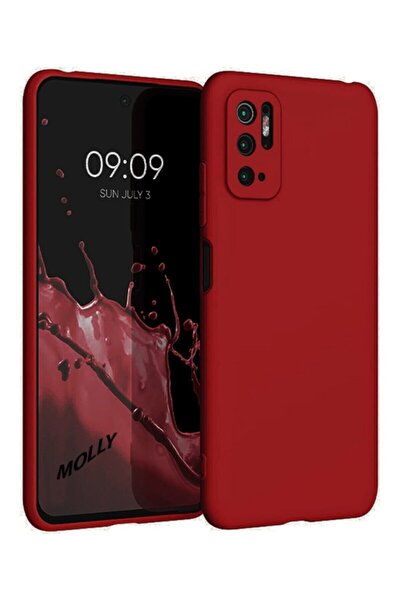 Molly Xiaomi Redmi Note 10 5g Uyumlu Bordo Guardian Mat Silikon Kılıf