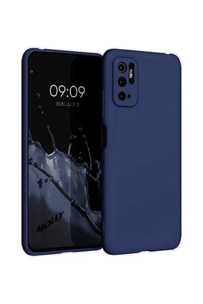 Molly حافظة سيليكون غير لامعة متوافقة مع هاتف Xiaomi Redmi Note 10 5G باللون ...