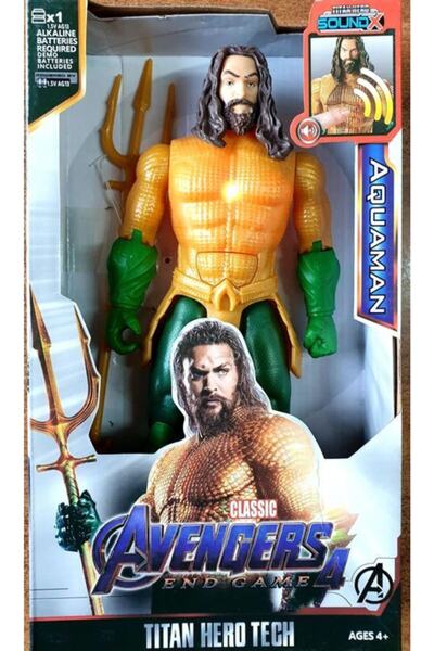 matchbang Aquaman Akuamen Oyuncak Karakter Figür Sesli 30 Cm