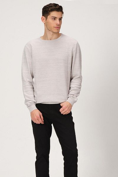 ALEXANDERGARDI Honeycomb Knitted Crew Neck Sweater (e20-18803)
