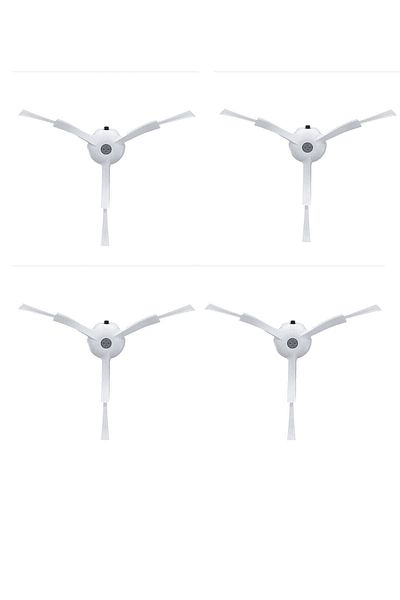 Roborge مكنسة كهربائية Roborock S50/S55 - مجموعة قطع غيار فرشاة جانبية مكونة من 4 قطع متوافقة