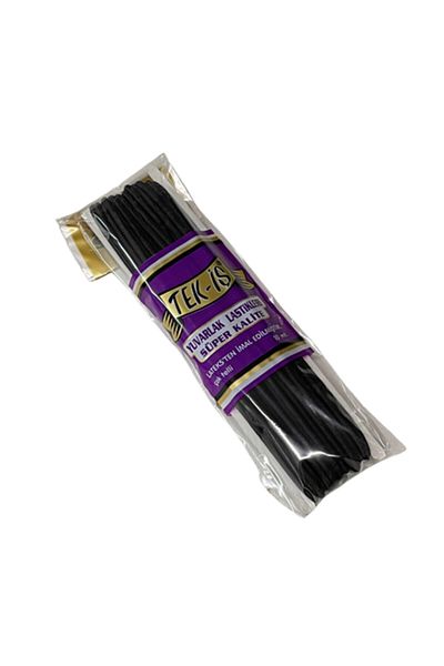 Tek-İş Rubber Hard Soft Laundry Johns Skirt Waist Leg Baby Rubber Round 3mm Black 10m