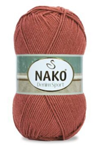 NAKO 5 Adet Denim Sport Örgü Ipi %60 Pamuk %65 Premium Akrilik 265 M 100 gr Renk Kodu 1922