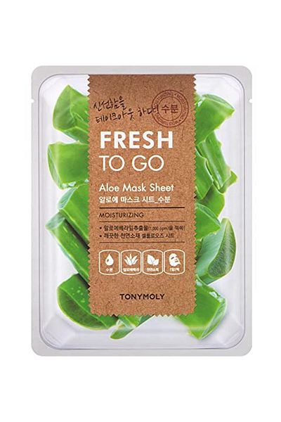 TONYMOLY Tonymoly Face Mask - Fresh to Go Aloe Vera Skin Care 20Gr