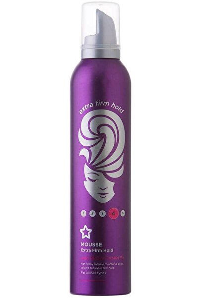SUPERDRUG Saç Köpüğü Extra Firm 300 Ml