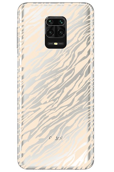 WANNA PROTECT غلاف هاتف Xiaomi Redmi Note 9 Pro مصنوع من السيليكون الشفاف بتص...