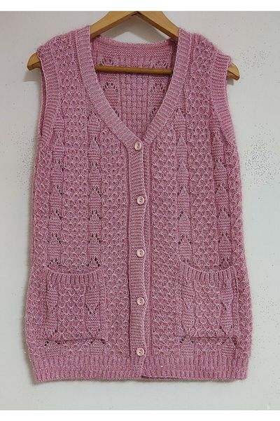 SİNAY TRİKO Vestă de damă Crystal Glitter