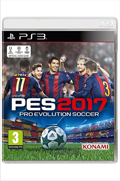KONAMI Pes 2017 - Playstation 3 Oyunu (jelatinsiz)