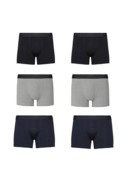 NACAR STORE Muške bokserice od pamučne likre, 3 boje, paket od 6 komada