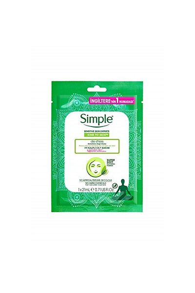 Simple Stress Purifying Paper Mask 21 ml 1 Pack