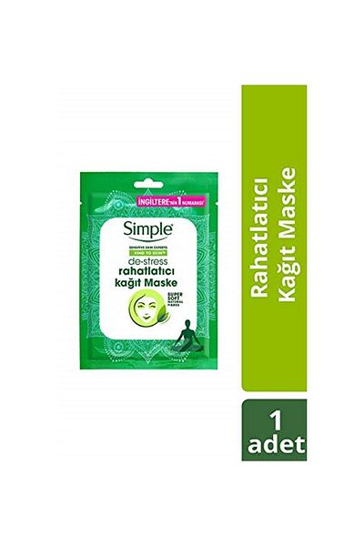 Simple Stress Purifying Paper Mask 21 ml 1 Pack