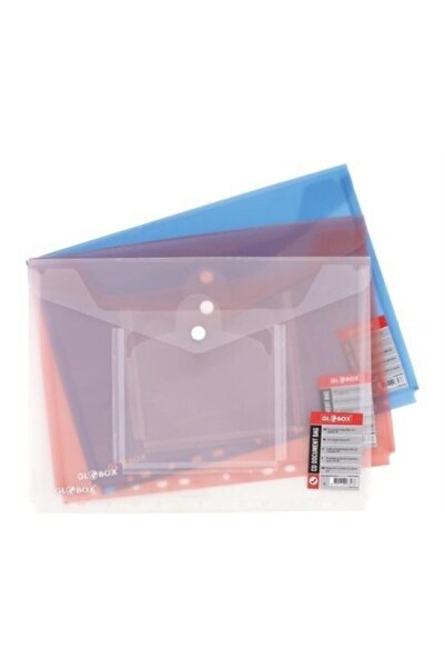 Globox 6221 Cd Li Kırmızı Çıtçıtlı Dosya Tekli (1 Adet)