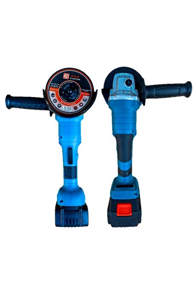 Millian 36 V Profesyonel 125 Mm Kömürsüz Çift Akülü Şarjlı Taşlama Spiral Makinesi