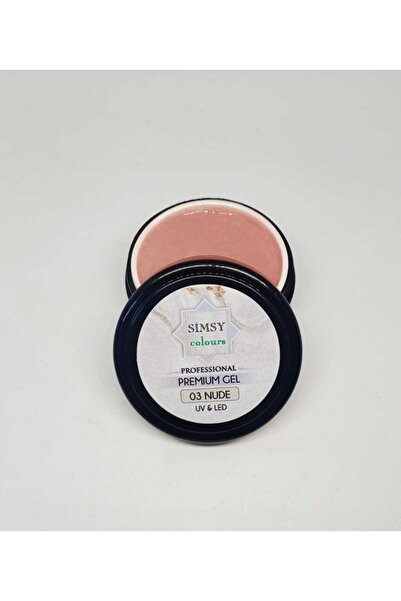 SİMSYCOLOURS Protez Tırnak Premium Nude Jel 50 Ml