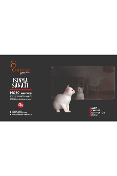 Curve Serisi Reflection 2000 W Aynalı Konvektör Isıtıcı