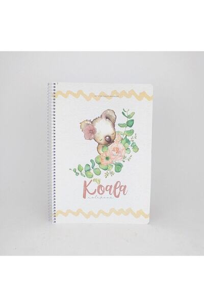Gıpta Caiet Spral cu model Koala 80 Yp. În carouri