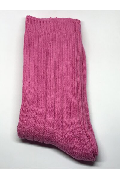 ÇorapGezegeni Unisex Pembe Renk Bot Çorabı