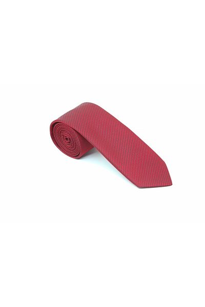 Brianze Red Small Dot Pattern Tie Handkerchief Set