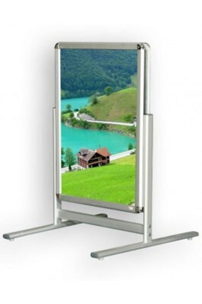 PROJENEON 50x70cm Double Two Sided Short Foot Aluminum Advertising Poster Board