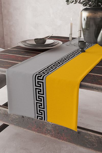 Skhome Premium Custom Design Decorative Digital Printed Runner