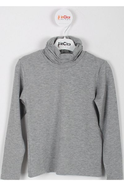 incity Girl's Light Gray Bodysuit