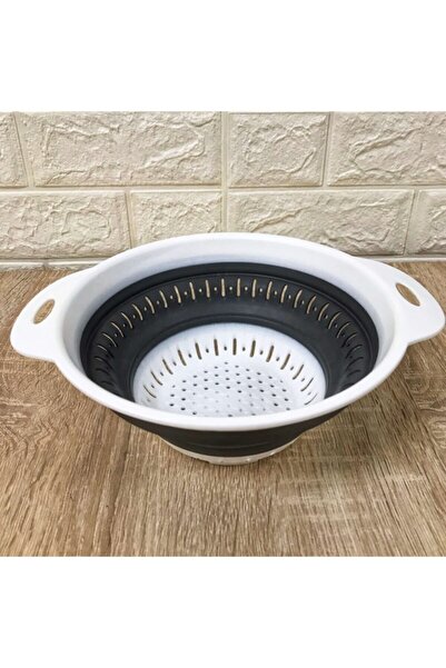 NAR ZÜCCACİYE Katlanır Yuvarlak Akordiyon Süzgeç Pirinç Makarna Süzgeç