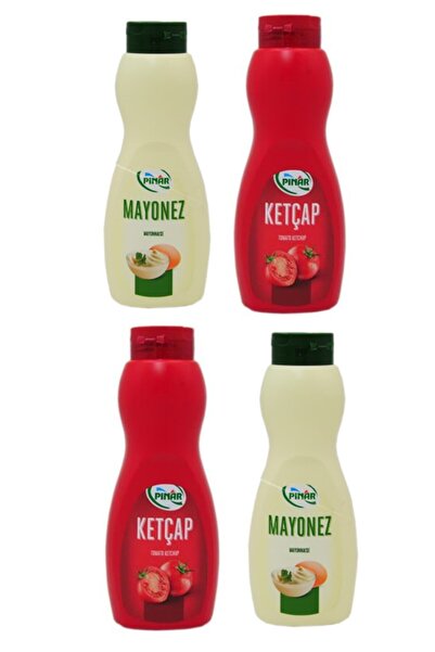 Pınar Ketçao 800 Gr 2li + Mayonez 700 Gr 2li