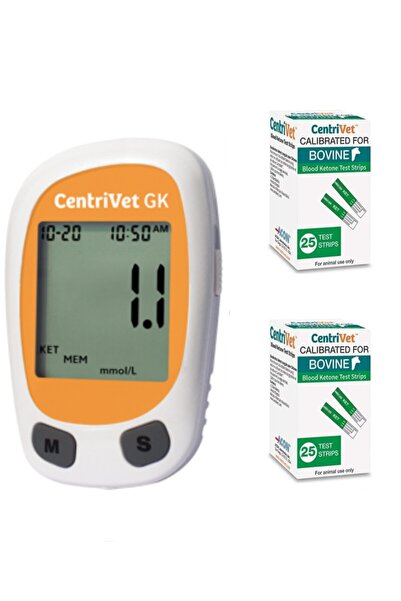 Centrivet Keton Ve Şeker Ölçüm Cihazı + 50 Keton Stribi