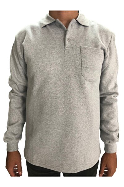 MAKROSAFETY سويت شيرت ملابس عمل شتوية ملابس عمل باللون الرمادي