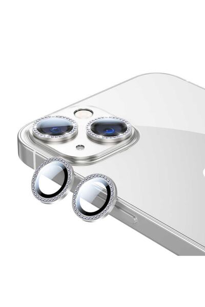 UnDePlus Apple Iphone 13 Mini Stone Camera Lens Protector Framed Protector