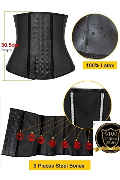 Dr. Cornell Strapless Steel Underwire Latex Corset Postpartum Anti-Sagging Firming Abdominal Waist Corset