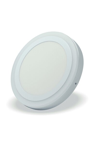 KAE Dekoratif 24 Watt (18+6) Sıva Üstü Çift Renkli Led Panel - Beyaz +günışığı